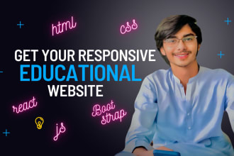 create learning, education and college website
