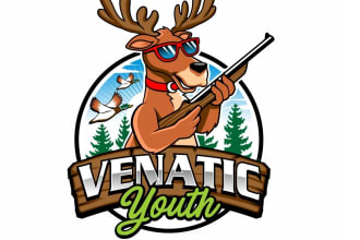 provide a deer mullet army logo for your company and brand