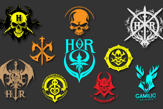 make ghost and horror style logo  in 24 hours