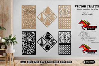 vectorize image or convert logo to vector in ai, pdf, svg, cdr, dxf