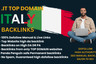 build 25 italy backlinks with italian local seo linkbuilding