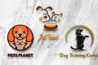 do simple,pet,abstract,redesign,t shirt,line art logo design