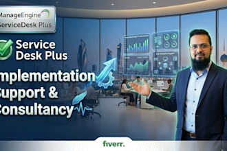 implement and customize manageengine servicedesk plus itil workflows