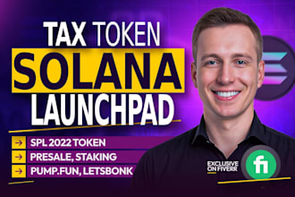 create crypto meme token presale staking dex pump fun web3 dapp on evm solana