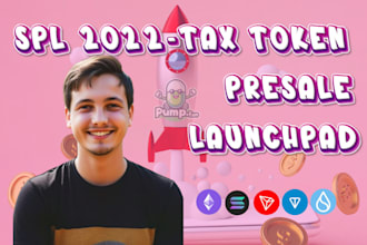 create spl 2022, staking dapp, launchpad pump fun, bittensor on solana