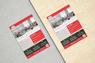 design real estate flyer or open house poster  for your business