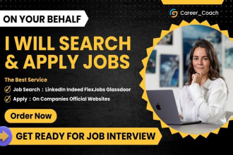 search for new job opportunities and apply on your behalf