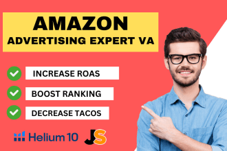 be your amazon PPC advertising VA, amazon PPC campaign manager, amazon fba ads