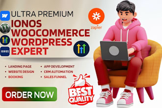 build ionos website ionos design ionos redesign wordpress woocommerce wp website