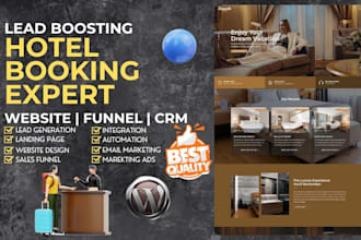 build hotel booking website wix agency booking vacation villa wix resort website