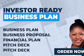create an expansive business plan, proposal, grant, business plan writer