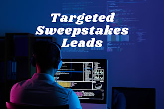 generate exclusive first hit sweepstakes leads expert