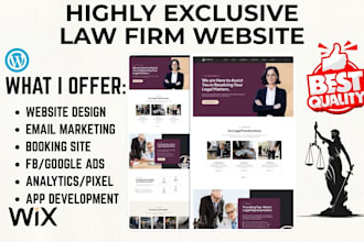 design professional law firm website, responsive law firm leads, firm marketing