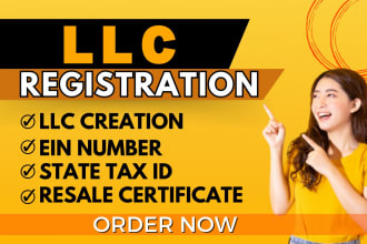 file your business in USA and uk including llc, ltd, ein