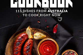 create amazing cover for your cookbook