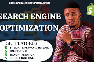 optimize shopify SEO to boost organic traffic and shopify sales on shopify store