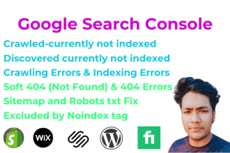 fix search console errors, google indexing, coverage issues and technical seo