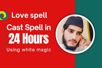 cast a love spell using white magic