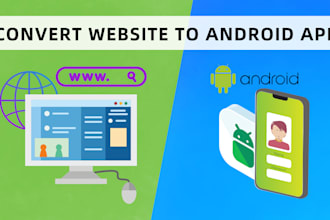 convert web app or website to android app