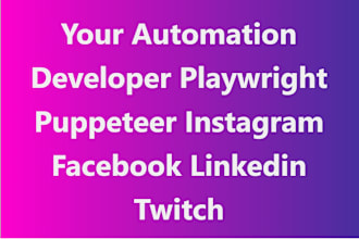 automate task web automation playwright puppeteer  selenium