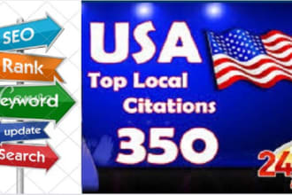 do top 300 USA local citations and directory submission