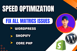do website speed optimization and fix visual stability issues