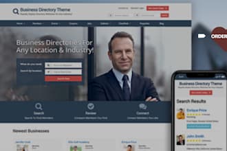 build your directory website, brilliant directory website, business directory