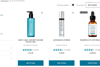 design skincare shopify store cosmetics website beauty dropshipping store