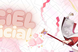 design anime banner or vtuber twitch,youtube,twitter,discord