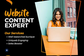 do copywriting and be your SEO website content writer