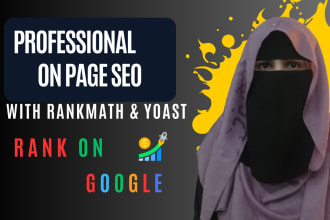 help you to optimize onpage with yoast  and rank math plugin