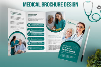 design awesome medical healthcare homecare business brochure and flyer