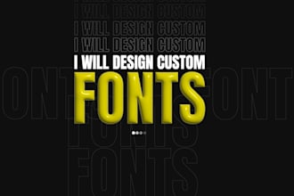 design amazing typeface, font