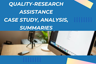 do case study analysis, summary and quality research