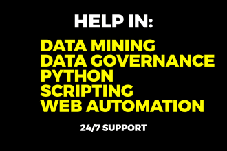 help in data governance and mining