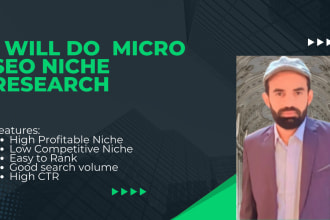 do niche research, competitor analysis and market research