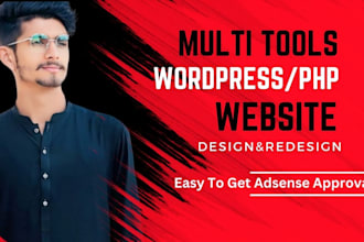 develop multi tool website with easy adsense approval