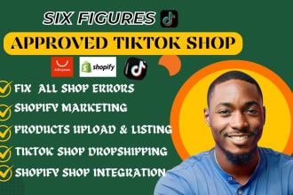 do tiktok shop management for shopify, tiktok shop for health wellness, product