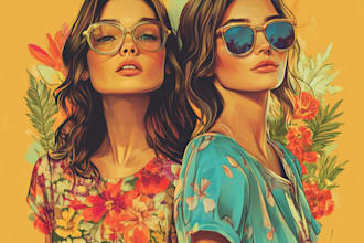 design house and friendship portrait