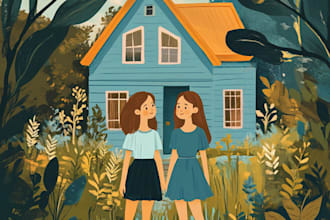 make house and friendship portrait