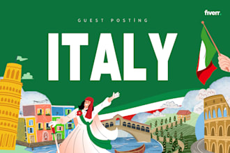 provide white hat guest post with dofollow link on italian blogs