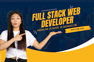 be your modern full stack web developer and website programmer