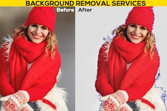 remove background from image, cut out photos professionally