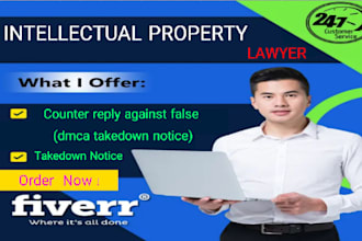 submit a legal counter reply against the false dmca takedown notice
