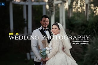 do wedding photo, events photo editing and color grading