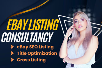 be your ebay lister, ebay listing, ebay product upload