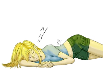 draw in a cartoonish style for you