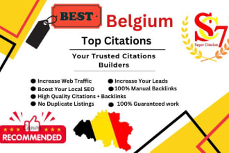do top 200 belgium live citations for local SEO
