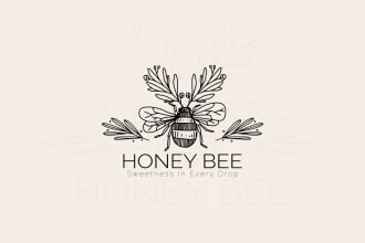 design a hand drawn botanical boho logo