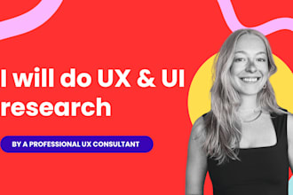 do professional UX research for your project